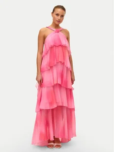 Vero Moda Sukienka wieczorowa Felicia 10295237 Różowy Slim Fit - Sukienki - miniaturka - grafika 1