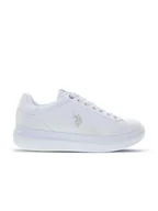 Trampki męskie - U.S. Polo Assn. Sneakersy w kolorze białym - miniaturka - grafika 1