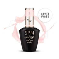 Lakiery hybrydowe - Lakier Hybrydowy do Paznokci Jasny Róż 2w1 919 Mono Pink 8ml Spn Nails - miniaturka - grafika 1