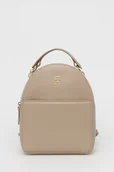 Plecaki - Tommy Hilfiger plecak damski kolor beżowy mały gładki - miniaturka - grafika 1