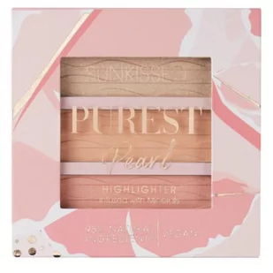 Sunkissed, Purest Pearl, Paleta rozświetlająca - Rozświetlacze do twarzy i ciała - miniaturka - grafika 1