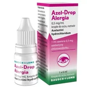 Krople do oczu - BAUSCH HEALTH IRELAND LTD. Azel-Drop Alergia 0,5 mg/ml krople do oczu 6 ml 3091341 - miniaturka - grafika 1