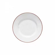Talerze - Costa Nova Talerz płytki Beja White Red 23 cm - miniaturka - grafika 1