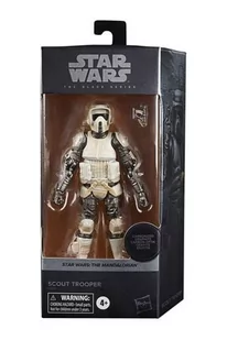 Hasbro, Star Wars Black Series, Figurka kolekcjonerska, Scout Trooper Carbonized, 15 cm, F2871 - Figurki kolekcjonerskie - miniaturka - grafika 1