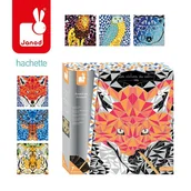 Zabawki kreatywne - Janod Zestaw kreatywny do zdrapywania. Animetrics - miniaturka - grafika 1