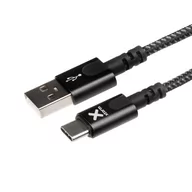 Kable USB - XTORM kabel USB USB-C 1m czarny - miniaturka - grafika 1