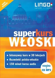 Włoski. Superkurs. Kompletny zestaw do samodzielnej nauki. Kurs, rozmówki, audiokurs - Książki do nauki języka włoskiego - miniaturka - grafika 1