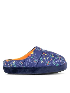 Action Boy Kapcie P3141001K Granatowy - Buty dla chłopców - miniaturka - grafika 1