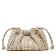 Torebki damskie - Torebka Calvin Klein Plisse Mini Drawstring Bag LV04F3077G Écru - miniaturka - grafika 1