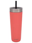 Kubki termiczne - Kubek termiczny ze słomką Luxe Tumbler 720ml - Coral - miniaturka - grafika 1