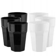 Szklanki - Szklanki do wody, napojów Gigi Black&White 370 ml - miniaturka - grafika 1