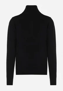 Czarny Bawełniany Sweter z Golfem Jarelia - Swetry męskie - miniaturka - grafika 1