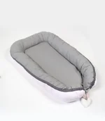 Kokony niemowlęce - Kokon niemowlęcy dwustronny różowo szary - miniaturka - grafika 1