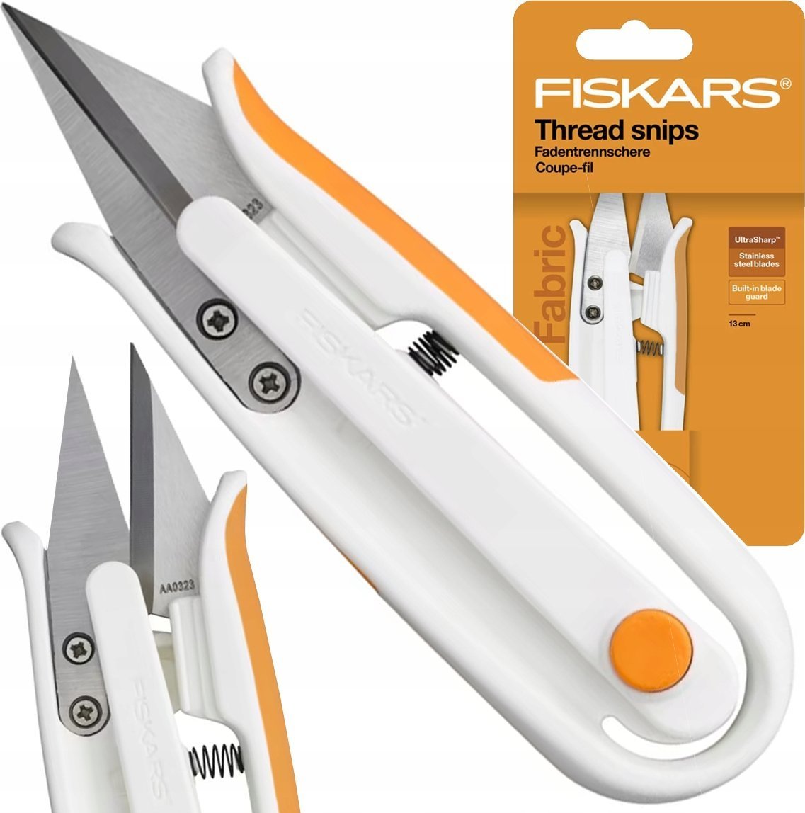 Fiskars srieginės žirklės, 12 cm