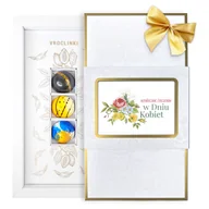 Bombonierki i czekoladki - Bombonierka - Dzień Kobiet – Zestaw 3 Pralin - miniaturka - grafika 1