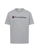 Koszulki męskie - Champion Koszulka męska Mężczyźni Bawełna szary marmurkowy, S - miniaturka - grafika 1