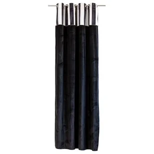 Zasłona Chic Lane 270 x 140 cm czarno-biały - Zasłony - miniaturka - grafika 1