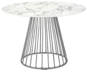 Stoły - Okrągły stół do jadalni marmur A6-W90 - miniaturka - grafika 1