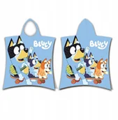 Koce i narzuty dla dzieci - Jerry Fabrics rankšluostis-pončas Bluey, 50x115 cm - miniaturka - grafika 1