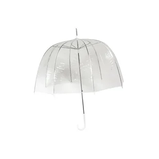 Bardzo Głęboka Parasolka Przezroczysta Biała - Parasole - miniaturka - grafika 1