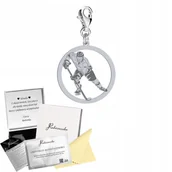Bransoletki - Charms Srebrny HOKEISTA HOKEJ Prezent Biżuteria SREBRO 925 DEDYKACJA GRATIS - miniaturka - grafika 1