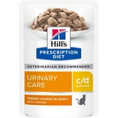 Mokra karma dla kotów - Hills Prescription Diet c/d Feline z Kurczakiem Saszetka 85g 965 - miniaturka - grafika 1