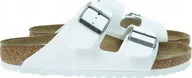 Klapki i japonki męskie - Birkenstock Birkenstock Arizona BF 552681 białe 42 - miniaturka - grafika 1