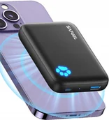 Powerbanki - Powerbank SAFUEL 10000 mAh czarny - miniaturka - grafika 1