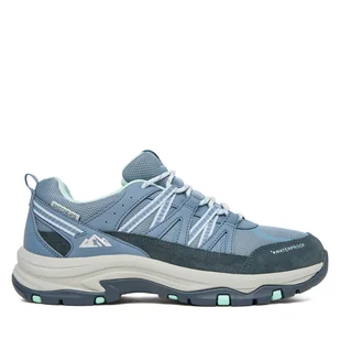 Trekkingi Skechers Trego 180003/SLT Niebieski - Buty trekkingowe damskie - miniaturka - grafika 1
