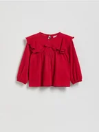 Bluzki dla niemowląt - Reserved - Bluzka z falbankami - czerwony - miniaturka - grafika 1