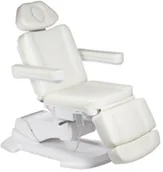 Fotele kosmetyczne - Elektryczny fotel kosmetyczny BR-6686A biały - miniaturka - grafika 1