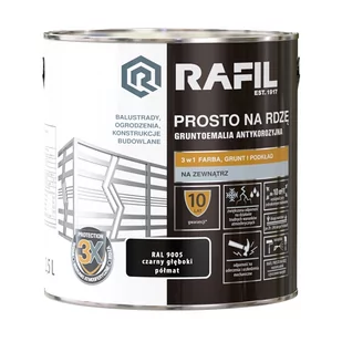 RAFIL Prosto na Rdzę Półmat - Farby do metalu - miniaturka - grafika 1