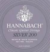 Struny gitarowe  - Hannabach Klassik Gita rrensaiten Serie 900 Medium/High Tension Silver 200  E1 9001MEDIUM/HIGH - miniaturka - grafika 1