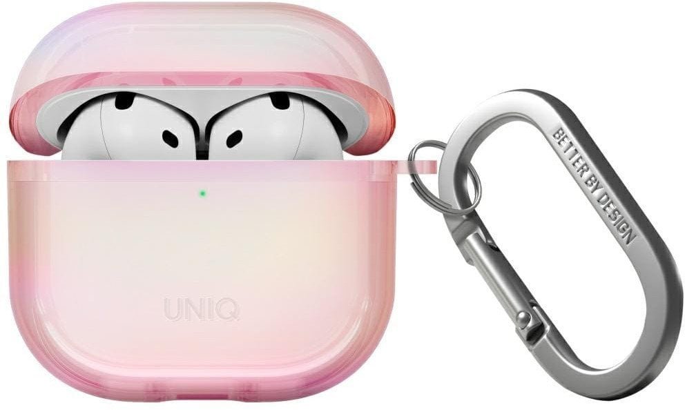 UNIQ Iridescia do AirPods 4 Hang Case pink prism