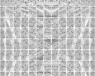 Sylwester - Kurtyna Kwadraty srebrna z gwiazdkami - 100 x 200 cm - miniaturka - grafika 1