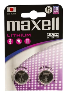 Maxell 12238500 bateria do użytku domowego Jednorazowa bateria CR2032 Lithium-Manganese Dioxide (LiMnO2) - Baterie i akcesoria - miniaturka - grafika 1