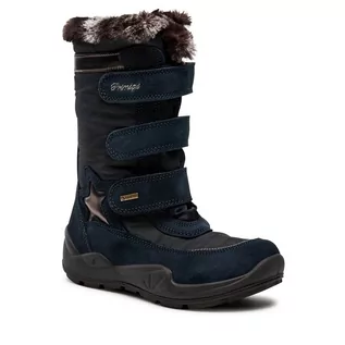 Buty dla dziewczynek - Kozaki Primigi GORE-TEX 4883000 S Navy/Blu Scuro - grafika 1