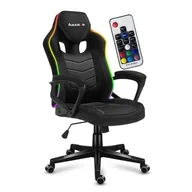 Fotele gamingowe - Fotel HUZARO Force 2.5 RGB Czarny - miniaturka - grafika 1