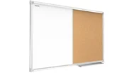 Tablice i flipcharty - Allboards Tablica korkowa i suchościeralno-magnetyczna (rama aluminiowa) 90x60 cm CO96 - miniaturka - grafika 1
