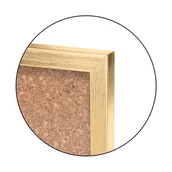 Tablice i flipcharty - Tablica korkowa 40 x 60 cm złoty - miniaturka - grafika 1