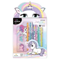 Zestawy szkolne - Zestaw szkolny Unicorn 9el KIDEA - DERFORM - miniaturka - grafika 1