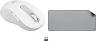 Myszki - Logitech M650 L Biało-szary Left 910-006240 + Studio Series - MID GREY 956-000052 - miniaturka - grafika 1