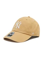 Czapki dla dzieci - 47 Brand Czapka z daszkiem New York Yankees Clean Up B-RGW17GWS-LT Brązowy - miniaturka - grafika 1