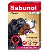 Artykuły przeciw pasożytom - Dr Seidla Dermapharm Sabunol Gpi Obroża Przeciw Pchłom Dla Psa Ozdobna Różowa 50Cm - miniaturka - grafika 1