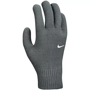 Nike Swoosh Knit 2.0 rękawiczki męskie, szare/białe, S-M - Rękawiczki - miniaturka - grafika 1