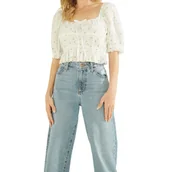 Bluzki damskie - Bluzka damska Guess Multi Lulu bawełniana-M - miniaturka - grafika 1