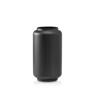 Wazony i flakony - Wazon szklany ryflowany czarny black form - miniaturka - grafika 1