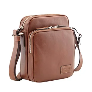 Picard, Męska torba na laptopa, w kolorze koniakowym/brązowym, ze skóry, 38 cm, z uchwytem, 401093B210 - Koszulki męskie - miniaturka - grafika 1