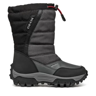 Śniegowce Geox J Himalaya Boy B Abx J26FRA 0FU54 C9211 D Szary - Buty dla chłopców - miniaturka - grafika 1