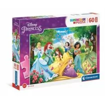 Clementoni Puzzle 60 Maxi Super Kolor Princess - Puzzle - miniaturka - grafika 1